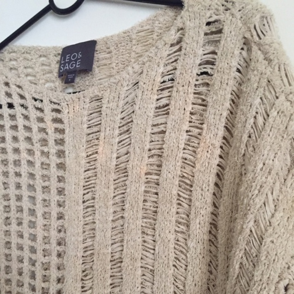 Leo & Sage Eyelash Patchwork Pullover - image 5